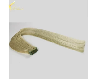 Fast ship large stock double drawn tape in curly hair extensions