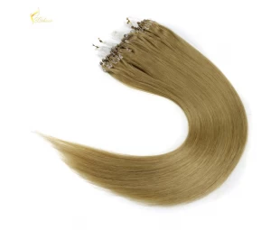 Featured Luxurious 100% Real Human Straight Micro Loop Hair Extensions