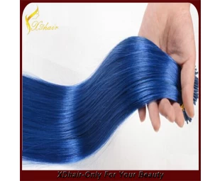 First selling brand name best colored Indian virgin remy hair two tone I tip hair extension stick tip human hair