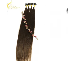First selling human hair direct factory top quality 100 cheap remy u tip hair extension wholesale