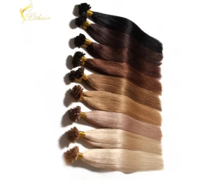 First selling human hair direct factory top quality u tip hair russian hair 0.5 g strands