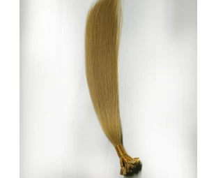 Flat tip hair extension high light human hair color 60 russian hair