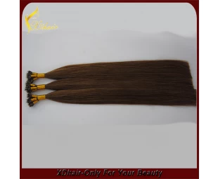 Frist Selling Unprocessed Factory Price Hair 18inch Nano tip ring hair extension