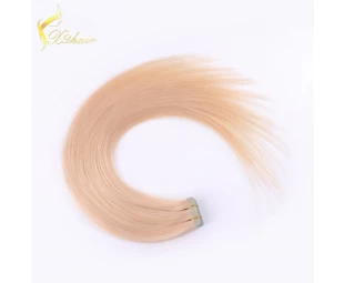 Full Cuticle Unprocessed Cheap Peruvian Straight Wavy Virgin Tape In Human Hair Extensions