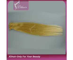 Volledige Head 7pcs set 8 "-30" Natuurlijke Verwarring Vrij 30 kleuren voor kiezen Klem in 100% Braziliaanse Remy Human Real Hair Extensions