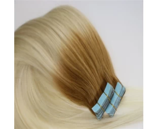 Gold Seller products wholesale 100% unprocessed ombre hair Pu Tape human hair extensions