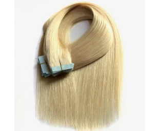Good Feedback Full Cuticle 8A Grade Straight Wholesale 2.5g Tape Hair blonde