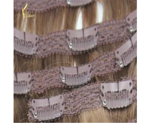 Hair Extension Type and Silky Straight Wave Style balayage hair extension clip in hair for white women
