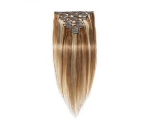 High Quality 8a Grade Full Head 100 Human Hair Piano Color Clip In Hair Extensions