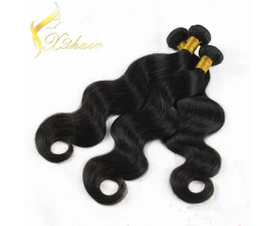 High Quality Brazilian Body Wave Human Hair Weave1b#  1 Bundle 20" 100gram Remy Human Hair Weft Extensions