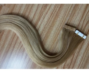 High quality double tape human hair Brazilian tape hair extension