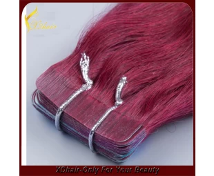 High quality keratin glue factory price 100% European virgin remy hair double drawn American blue glue tape hair extension