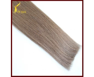 High quality new fashion product 100% Indian remy human hair weft light brown double weft natural looking hair weave