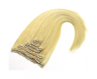 High quality peruvian hair clip in hair extenisons great length clip hair extension