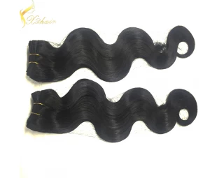 High quality raw unprocessed grade 8a natural hair body wave peruvian hair