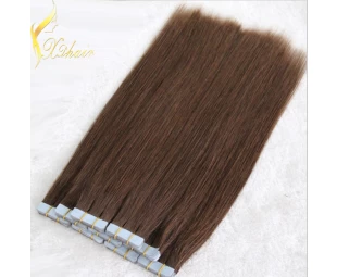 Highest Quality Human Hair All Kinds Of Colors Skin Weft 8-30inch Indian Remy Tape Hair Extension