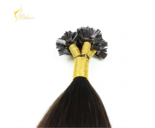 Hot Sale High Quality Double Drawn 100% Human Hair V Tip Pre Bonded Hair Extension,Two Tone V Tip Hair