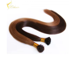 Hot Selling Natural Virgin Remy Hair Extensions I Tip Brazilian Human Pre-bonded Hair