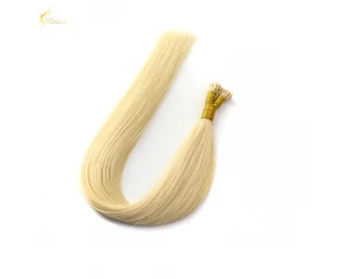 Hot sale Itip body wave virgin brazilian hair extension 100 cheap remy I tip #60