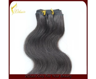 Hot sale cheap high quality 100% European virgin remy human hair body wave hair weft bulk hair weaving