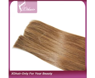 Hot selling 14-26inch soft brazilian remy human hair pu skin weft hair extensions tape hair extensions