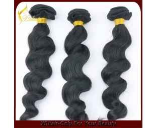 Hot selling new products European Indian Brazilian hair weft bulk deep wave body wave loose wave curly two tone hair weave