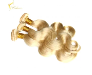 Hot selling trade assurance double weft shedding free blonde european hair