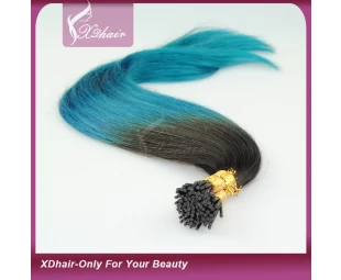 Human Hair Extensions Wholesale Pre-bonded Keratin 1g strand I tip Hair Extensions