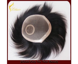 Human hair toupee virgin remy indian hair popular fashion hair