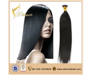 I tip human hair extensions Wholesale Price remy human hair 100% human hair virgin brazilian hair