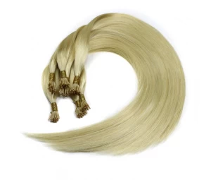 In stock blonde #60 color unprocessed I stick tip hair extensions