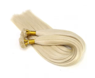 In stock fashion hot sale fusion flat tip hair extensions