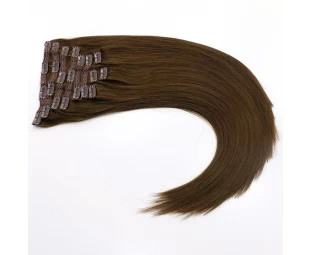 In stock fashion new styles 220g clip in hair extensions