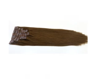 In stock fashion new styles 220g clip in hair extensions