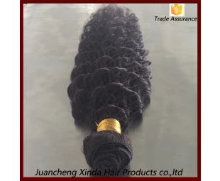 Long lasting no bad smell double layers strong weave virgin curly hair extension for black women