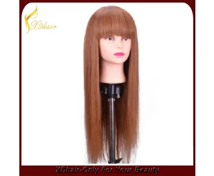 Machine made wigs synthetic hair long hair wigs high quality light extension