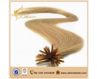 Manufacture Wholesale Human Hair Virgin Remy Pre-Bonded 1g strand hair extension cheap price