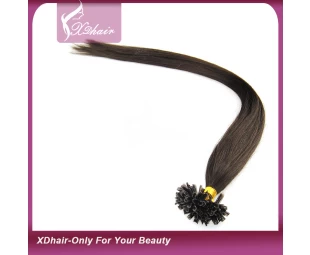Manufacture Wholesale Human Hair Virgin Remy U tip 1g strand hair extension cheap price
