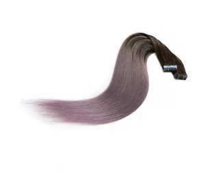 Natural color 100% unprocessed PU tape in hair extensions