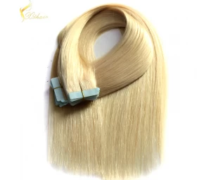 New 2017 fast ship large stock double drawn tape in hair extensions virgin