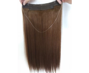 New arrival factory price dark color flip high quality in hair extension