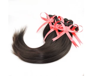 New arrival no shedding straight raw unprocessed wholesale virgin 100 human hair 20 inch virgin remy brazilian hair weft