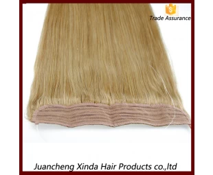 New flip in hair extension Hot sell new product human hair flip in hair extension