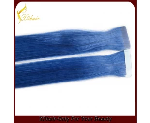 New product best colored high quality glue Indian virgin hair double drawn Germany glue beautiful colored tape hair extension