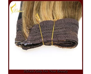 New product high quality 100% Brazilian virgin remy hair flip in hair extension double weft halo hair extension
