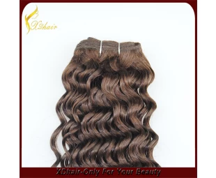 Wholesale price best quality body wave 100% Indian remy human hair weft bulk