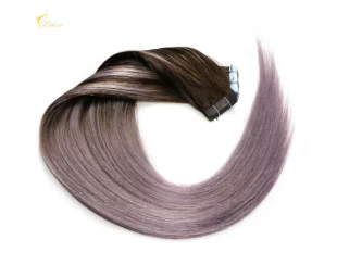New tape human hair invisible shade balayage full head original new design adhesive grade russian remy tape in hair extensions