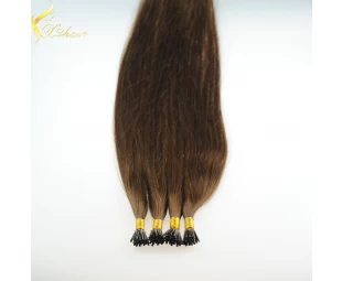 One Donor 100% human hair factory price blonde hair i tip aaa hair extensions wholesale