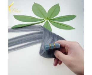 PU Tape Hair Extension Top Skin Weft Natural Real Straight Hair 100g/pack 16"18"20"22"24" With All Color