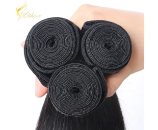 Peruvian Body wave Virgin Human Hair Weaving Unprocessed Natural Color Hair Extension Machine Made Weft